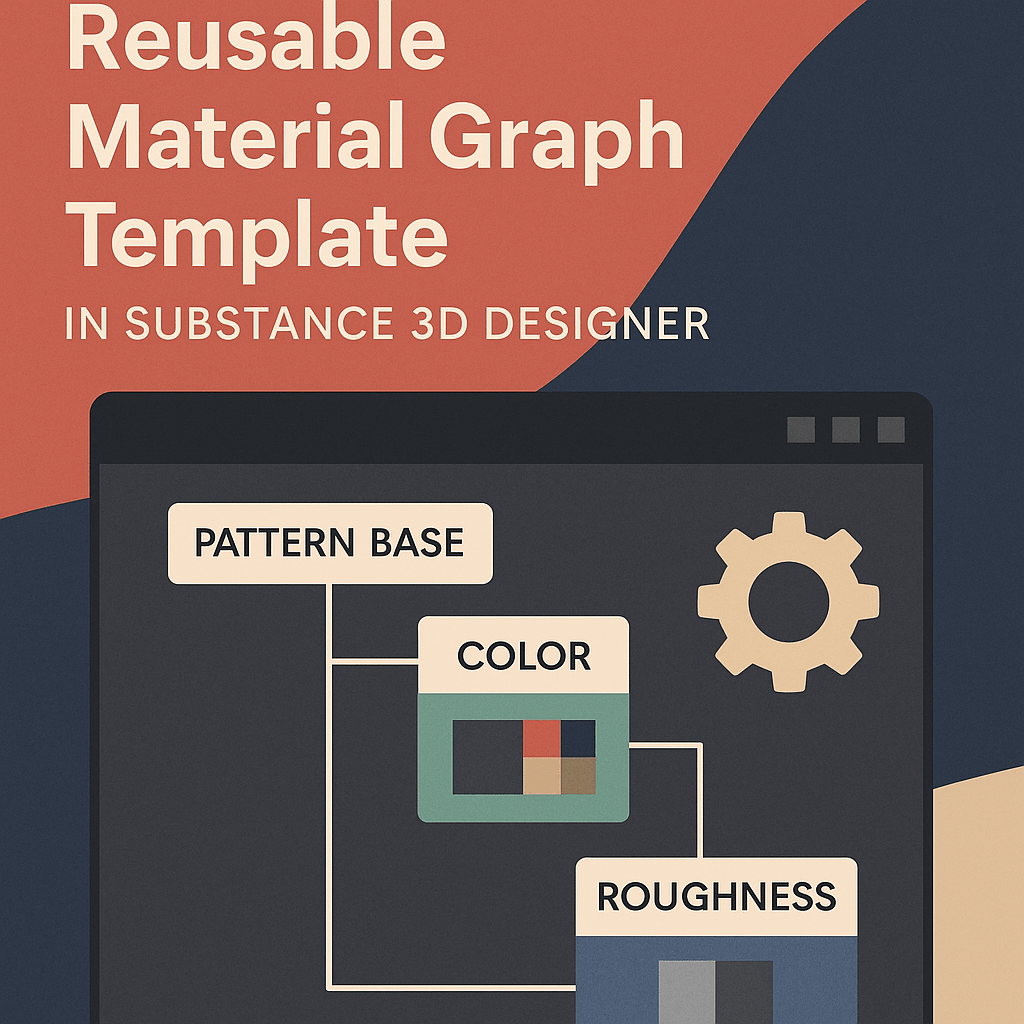 🧩 Creating a Reusable Material Graph Template in Adobe Substance 3D&nbsp;Designer