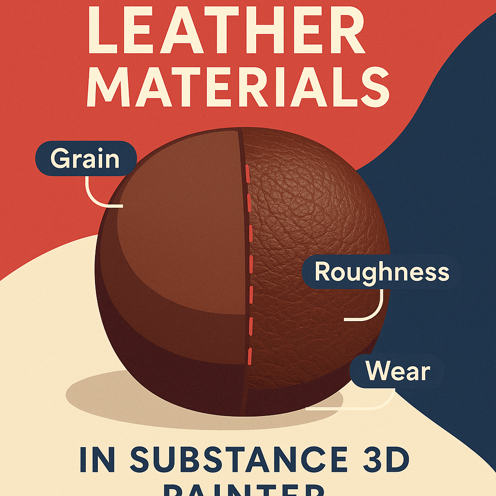 🐂 Creating Realistic Leather Materials in Substance 3D&nbsp;Painter