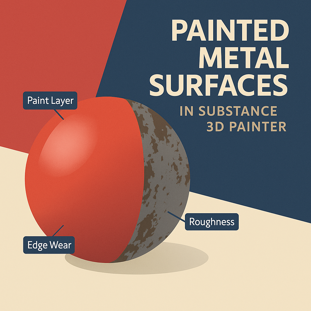 Creating Realistic Painted Metal Surfaces in Substance 3D Painter