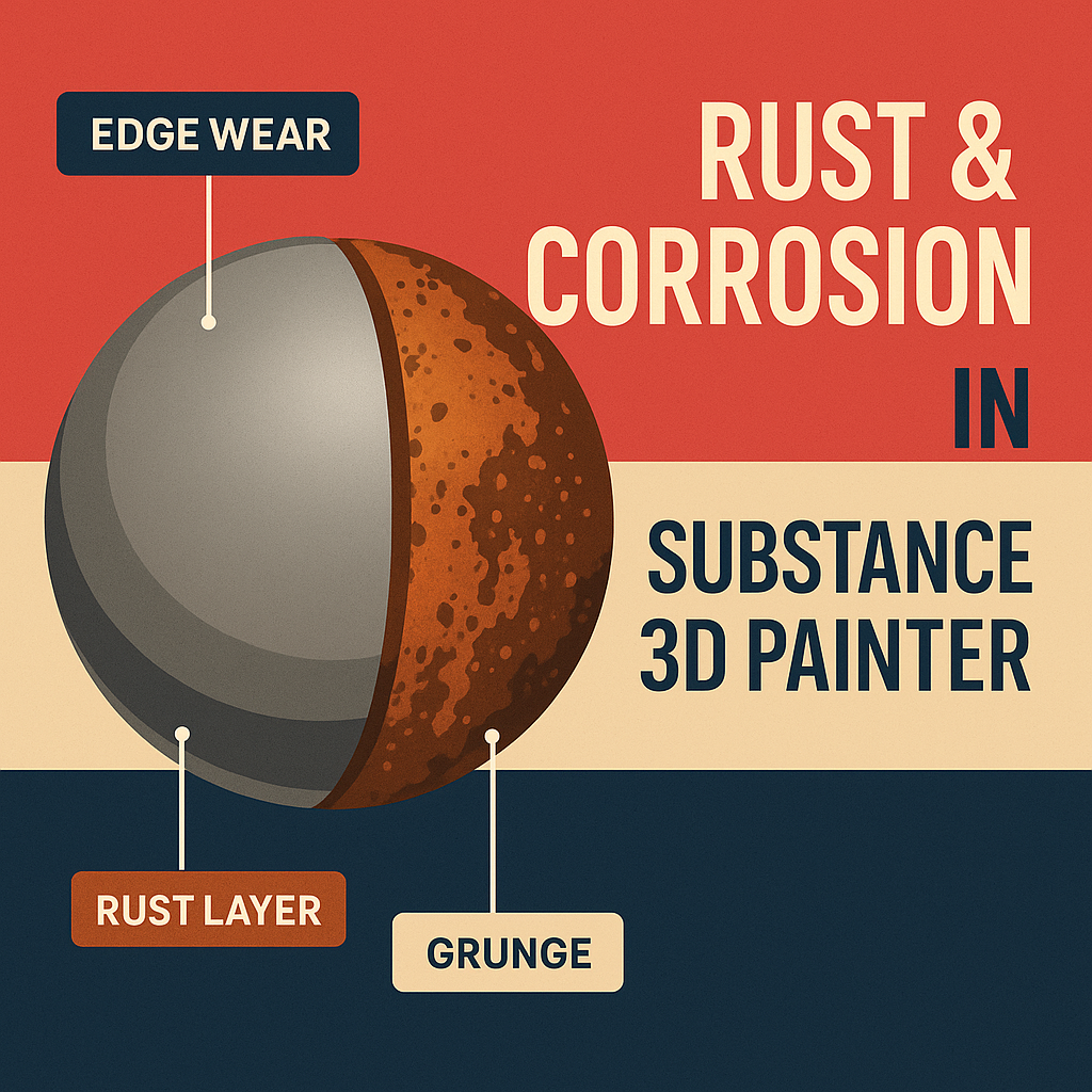 Creating Rust and Corrosion in Substance 3D Painter