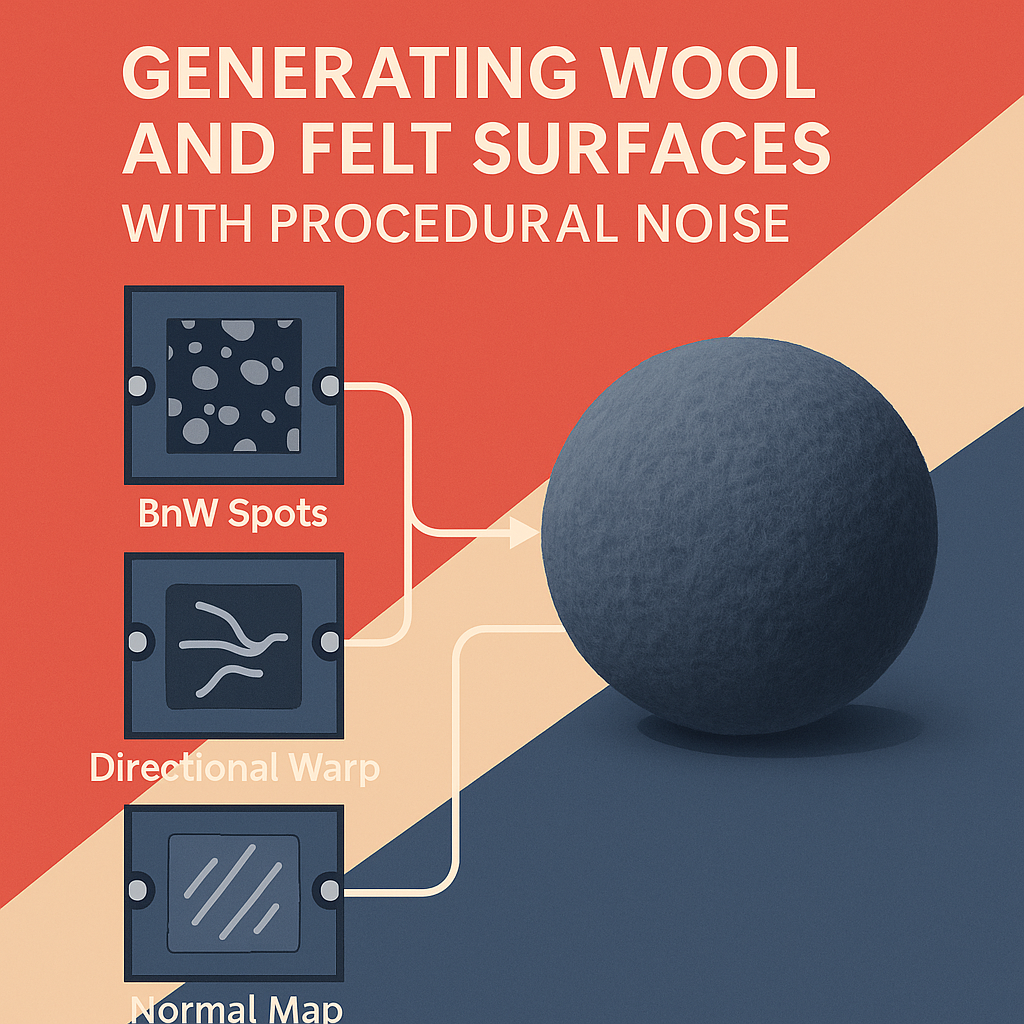 Generating Wool and Felt Surfaces with Procedural Noise in Substance 3D Designer