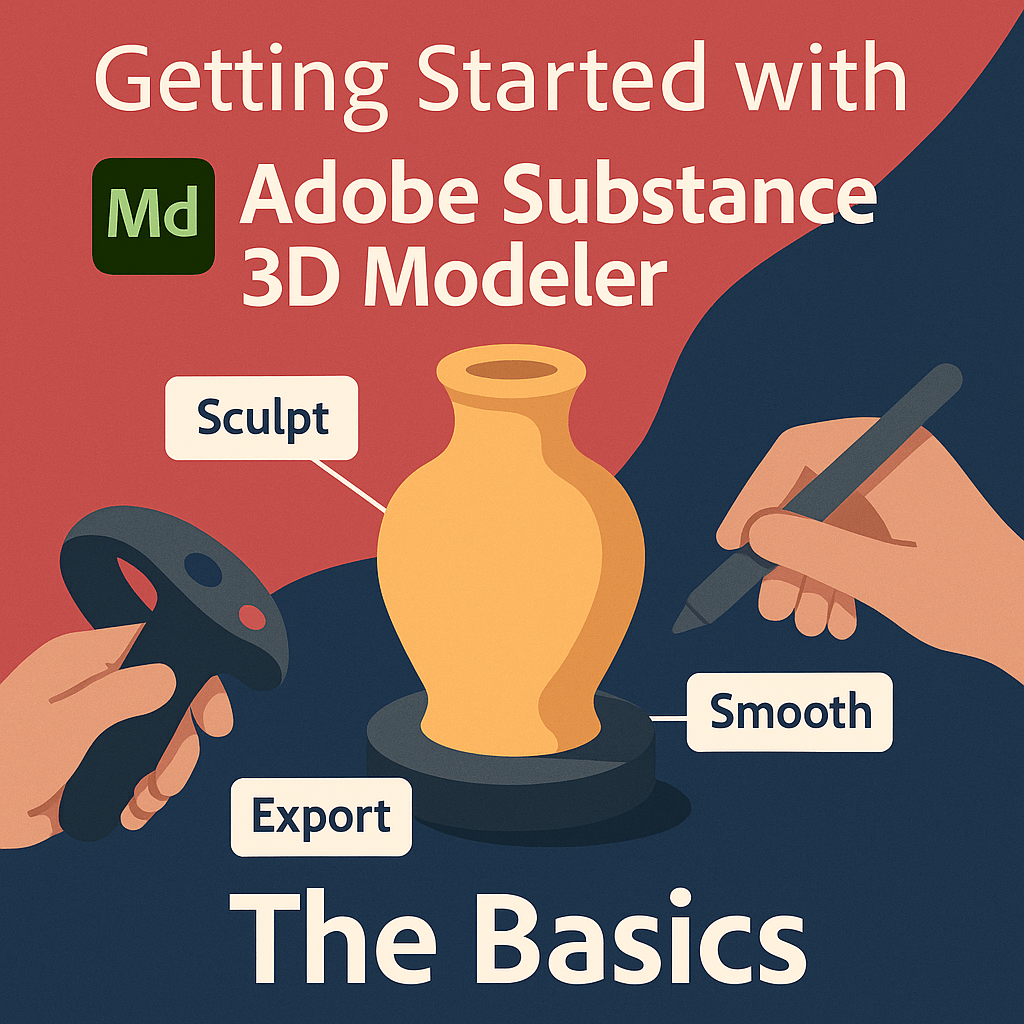 🧱 Getting Started with Adobe Substance 3D Modeler: The&nbsp;Basics