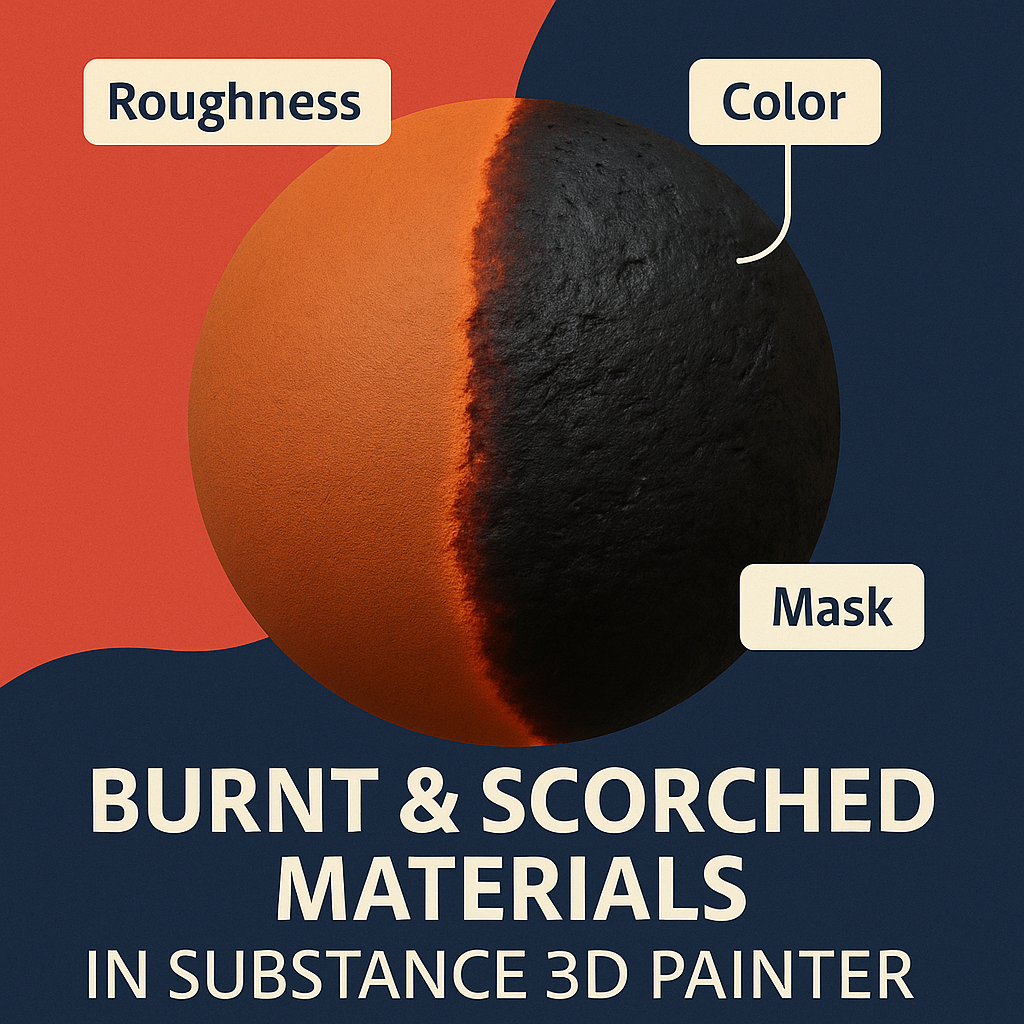 How to Create Burnt or Scorched Materials in Substance 3D Painter