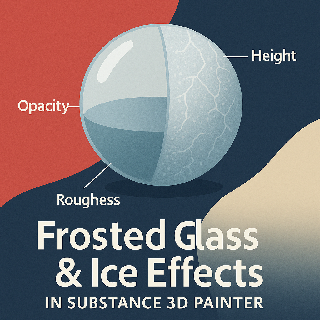 How to Create Frosted Glass and Ice Effects in Substance 3D Painter