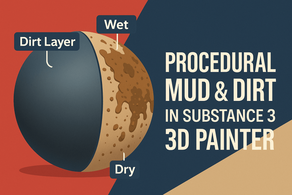 🌍 How to Create Procedural Mud and Dirt in Substance 3D&nbsp;Painter