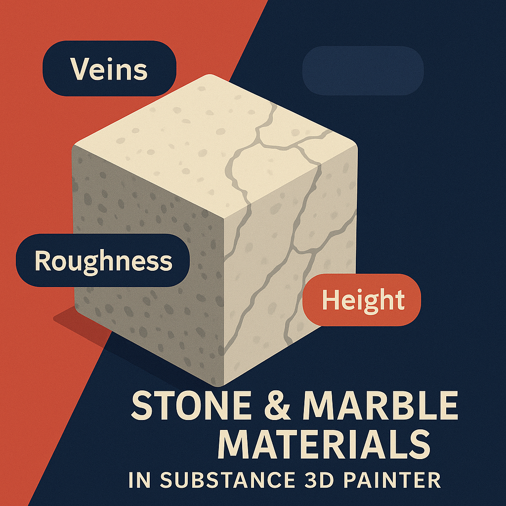 How to Create Realistic Stone and Marble Materials in Substance 3D Painter
