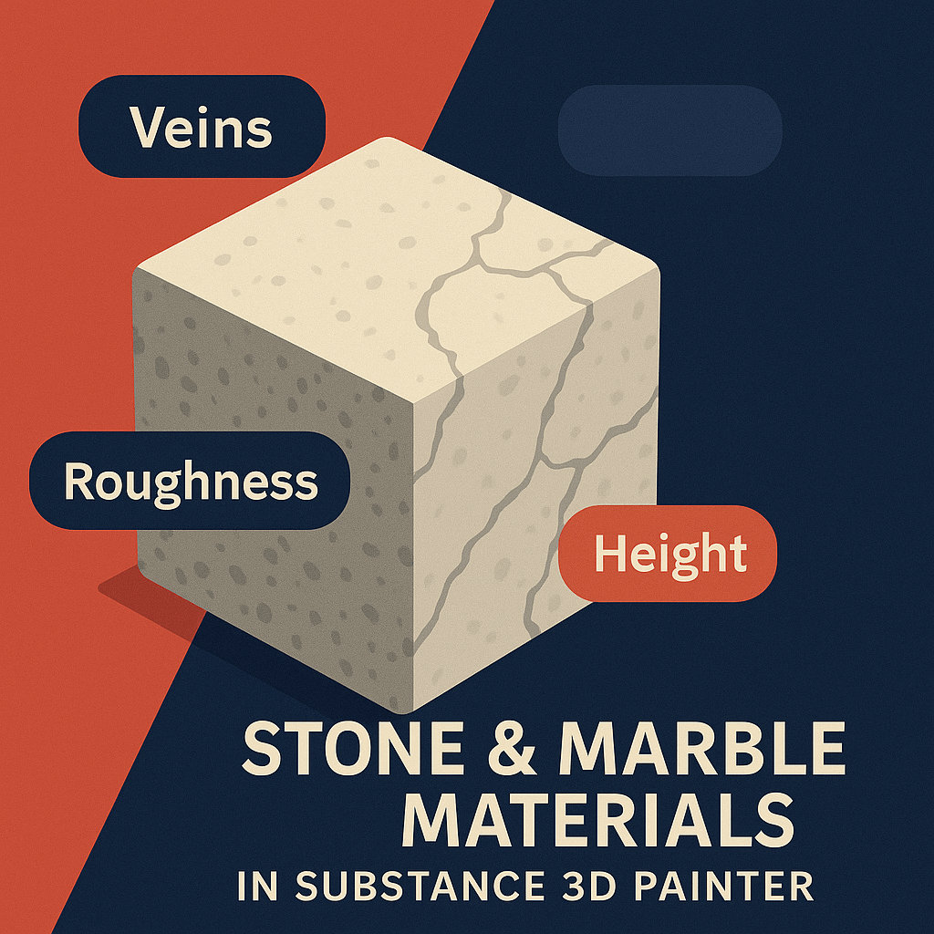 🪨 How to Create Realistic Stone and Marble Materials in Substance 3D&nbsp;Painter