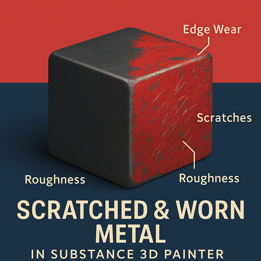 How to Create Scratched and Worn Metal Surfaces in Substance 3D Painter