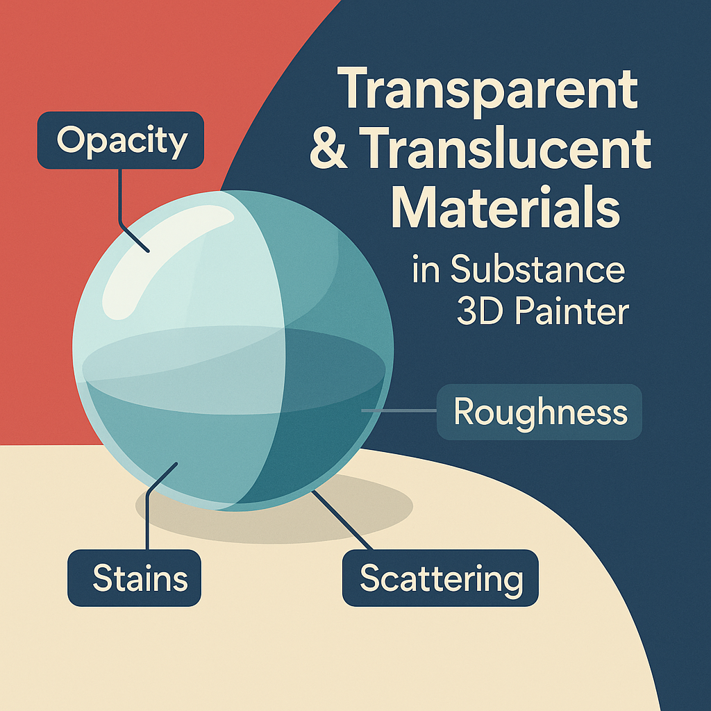 How to Create Transparent and Translucent Materials in Substance 3D Painter