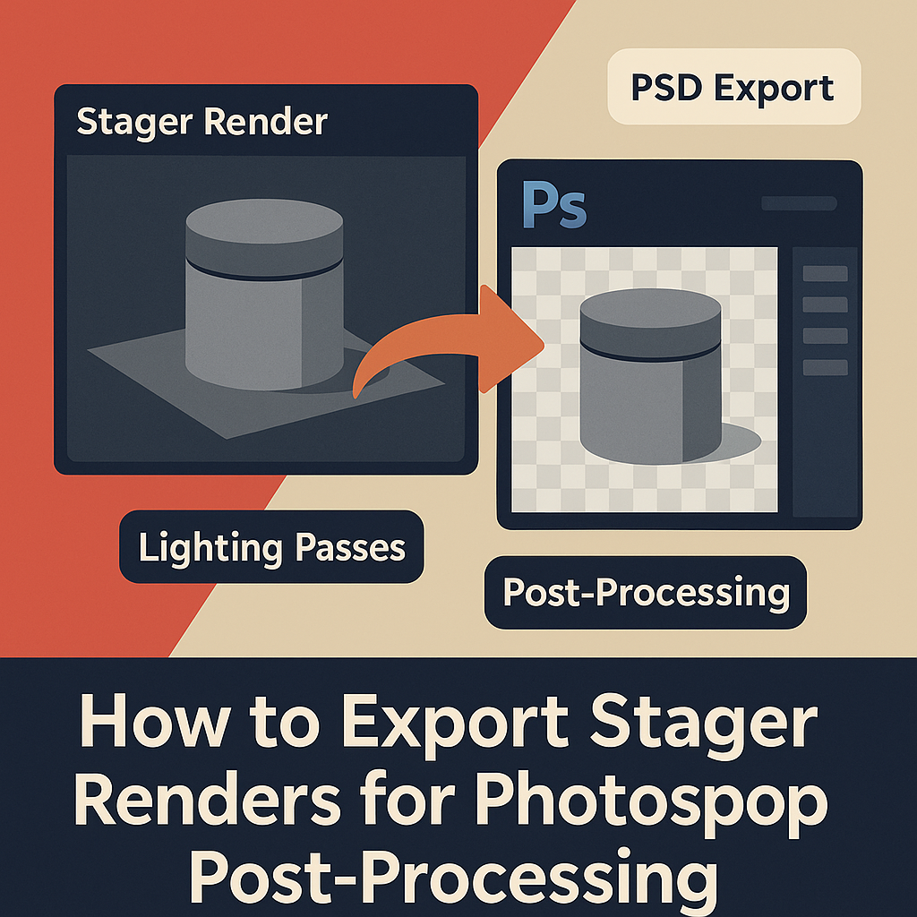 How to Export Stager Renders for Photoshop Post-Processing