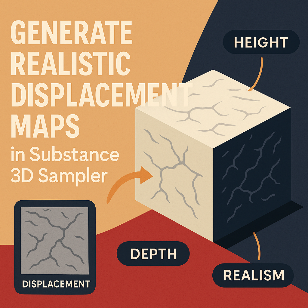 How to Generate Realistic Displacement Maps with Adobe Substance 3D Sampler