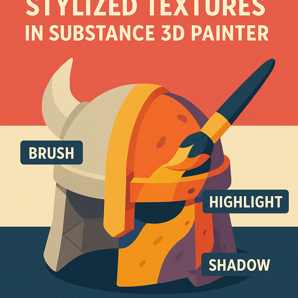 🎨 How to Hand-Paint Stylized Textures in Substance 3D&nbsp;Painter