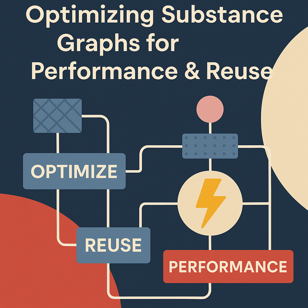 ⚡ How to Optimize Substance Graphs for Performance and Reuse in Adobe Substance 3D&nbsp;Designer