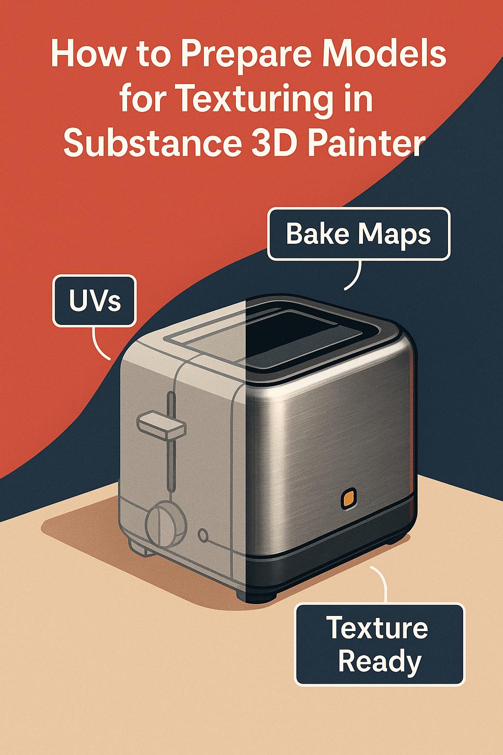 🧱 How to Prepare Models for Texturing in Adobe Substance 3D&nbsp;Painter