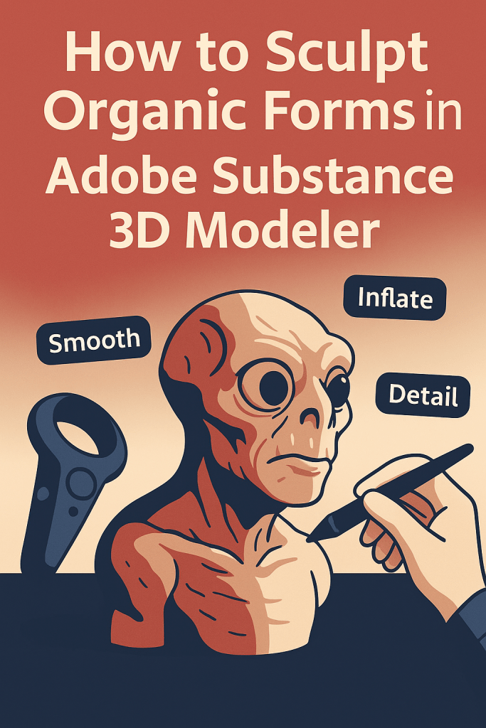 How to Sculpt Organic Forms in Adobe Substance 3D Modeler