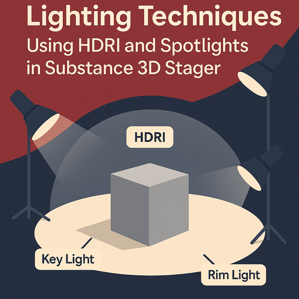 💡 Lighting Techniques: Using HDRI and Spotlights in Adobe Substance 3D&nbsp;Stager
