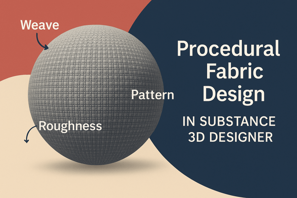 🧶 Procedural Fabric Design: Weaves, Patterns, and Roughness in Adobe Substance 3D&nbsp;Designer