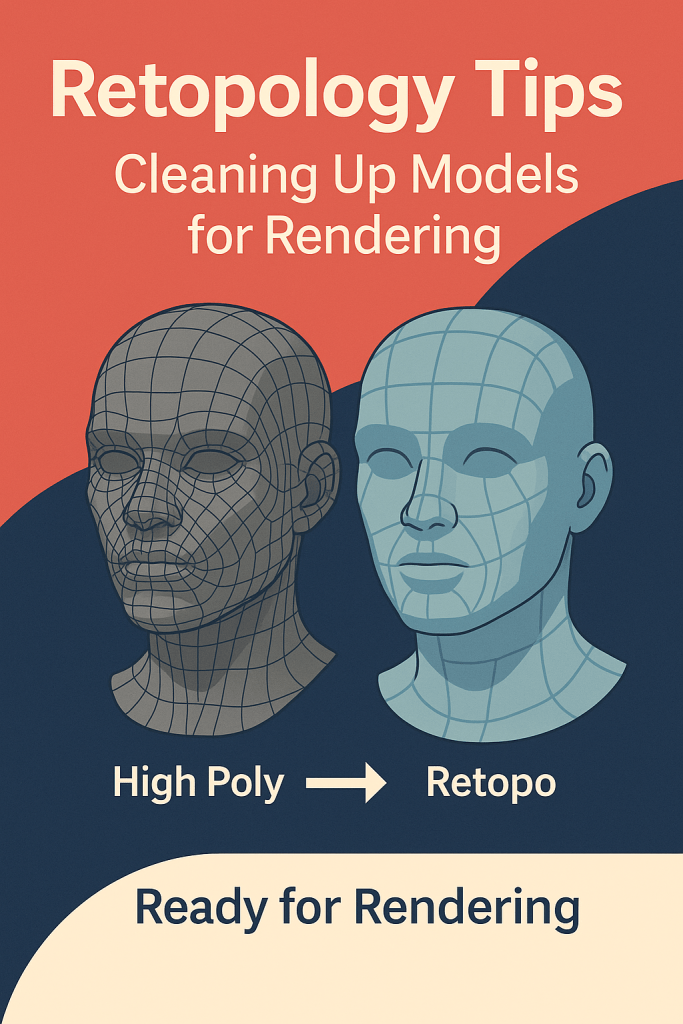 Retopology Tips - Cleaning Up Models for Rendering in Adobe Substance 3D Modeler