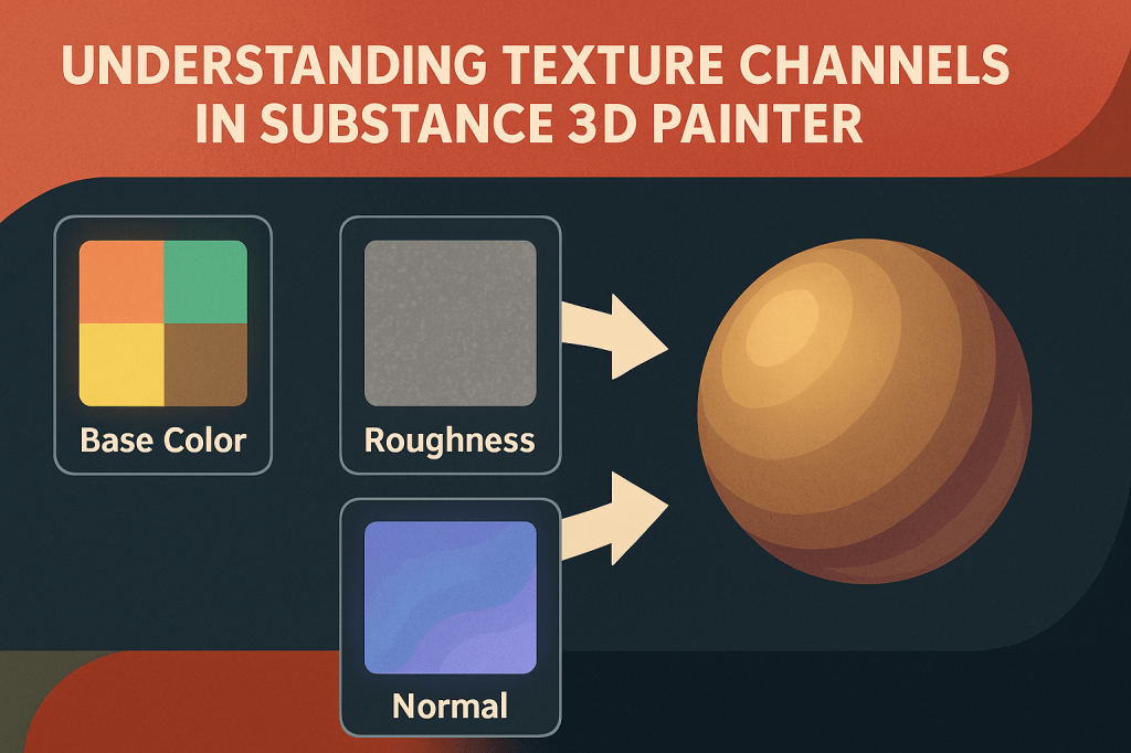 🧠 Understanding Texture Channels: Base Color, Roughness, and Normal&nbsp;Maps
