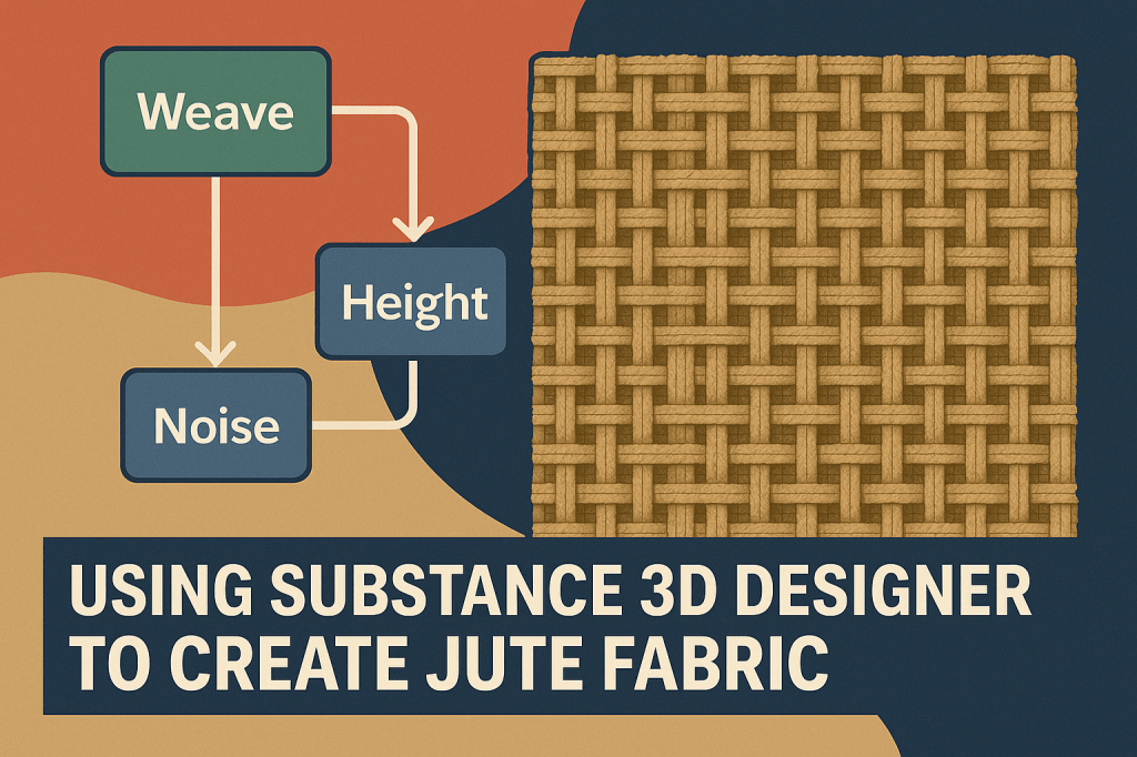 🧵 Using Substance 3D Designer to Create Jute&nbsp;Fabric