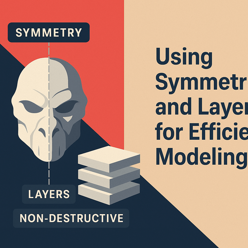 ⚙️ Using Symmetry and Layers for Efficient Modeling in Adobe Substance 3D&nbsp;Modeler